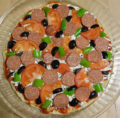 Mayasız Hamurdan Pizza