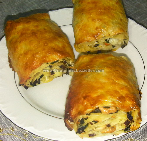 Pazılı Tulum Peynirli Börek