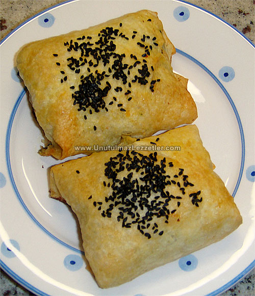 Ispanaklı Bohça Böreği