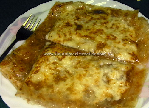 Baklavalık yufka ile Kahiye ( Mardin yöresine  ait  tatlı)