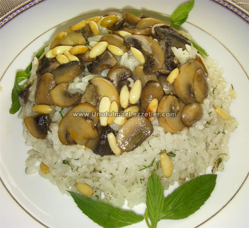 Mantarlı Pilav