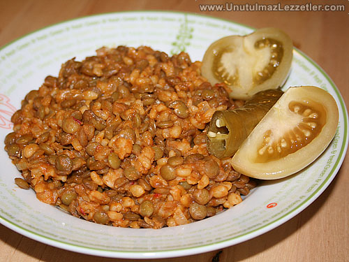Mercimekli Pilav (Müceddere)