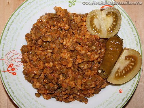 Mercimekli Pilav (Müceddere)