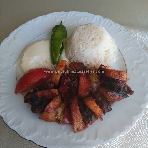 Patatesli Tepsi Kebabı