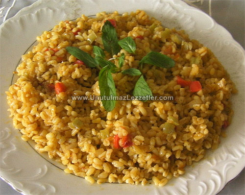 Sebzeli Bulgur Pilavı