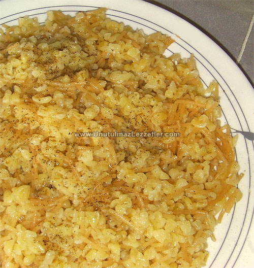 Şehriyeli Bulgur Pilavı