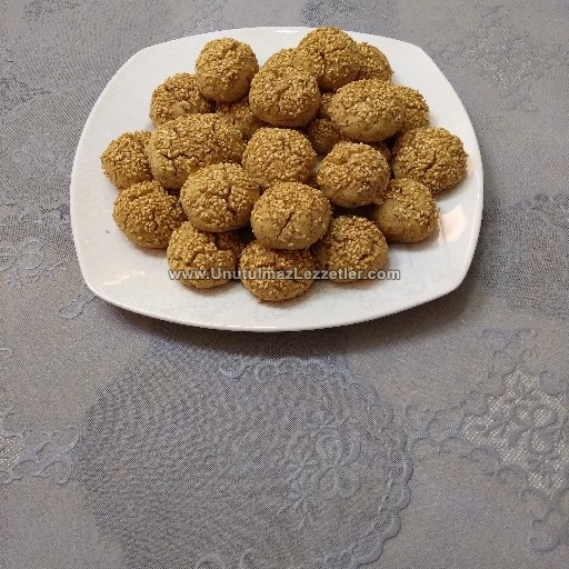 Tahinli Kadayıflı Kurabiye